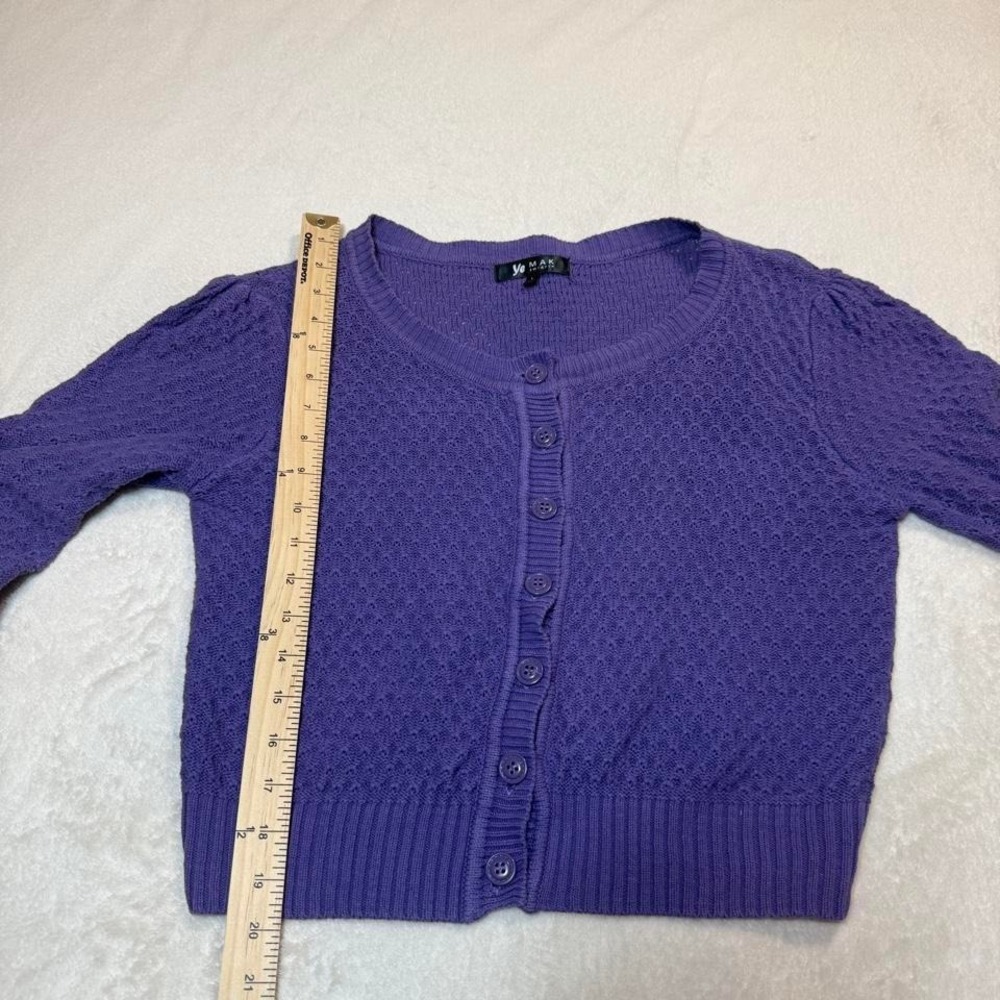purple cardigan - Picture 5 of 5